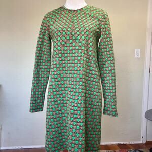 Anthropologie Maeve Jacquard Retro Mod Dress